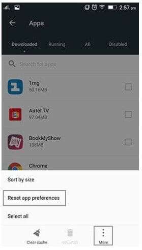 Redefinir as preferências do aplicativo do Instagram