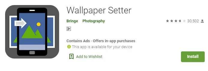 Como posso definir o papel de parede completo sem cortar no Android