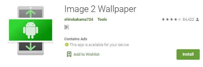 Como posso fazer minha imagem inteira caber no meu papel de parede