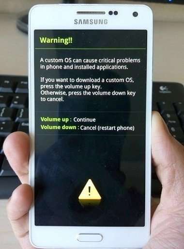 Corrigir o modo Odin na Samsung