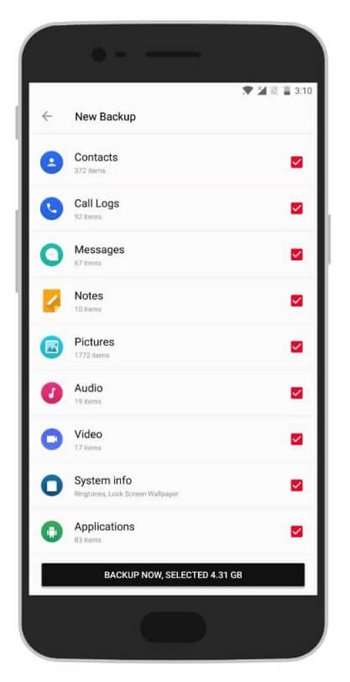 Faça backup e restaure o telefone OnePlus usando o OnePlus Switch