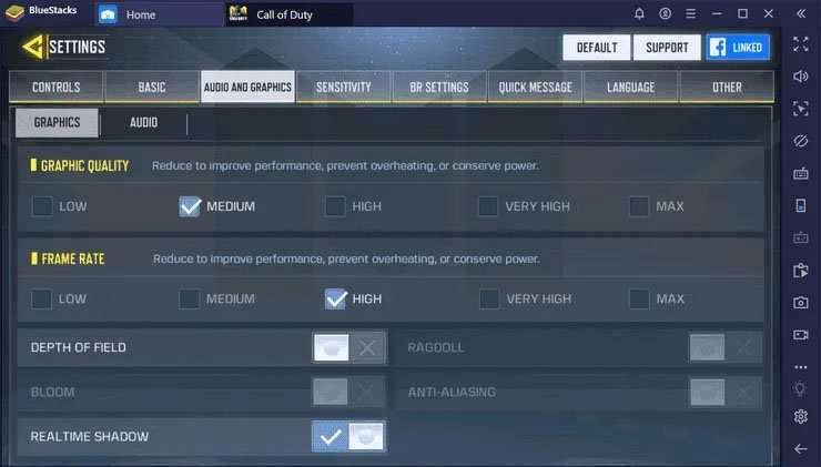 Alterar nas configurações do jogo para jogar Call of Duty Mobile sem problemas e sem lag