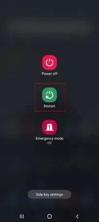 Desative o modo de segurança no Android