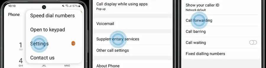 Desative o correio de voz e use o recurso de encaminhamento de chamadas no Samsung