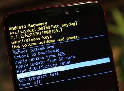 Pulisci Cache Parition sul tuo telefono Samsung per risolvere l'errore rilevato dall'umidità