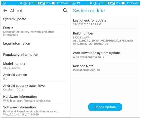 atualizar sistema android