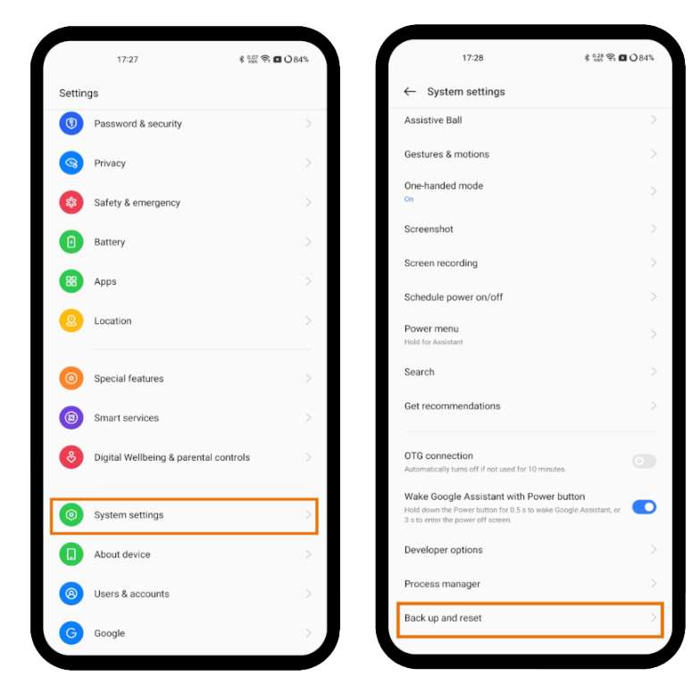 Backup Realme Phone Data Via Local Backup