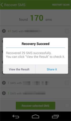 Get Back Deleted Text Messages On Android Without Computer Using GT Recovery App