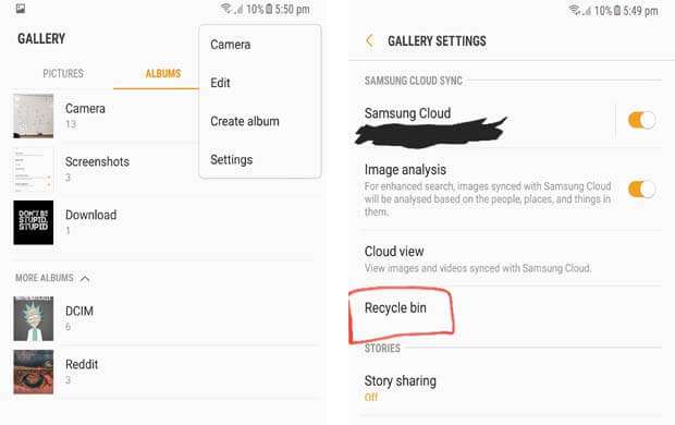 Restore Data From Recycle Bin On Samsung Phone