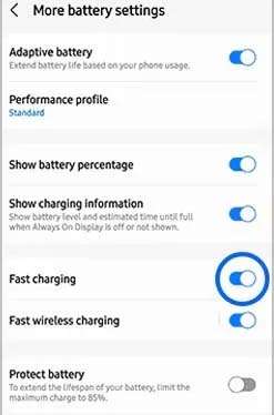 Enable Super Fast Charging on Samsung S24