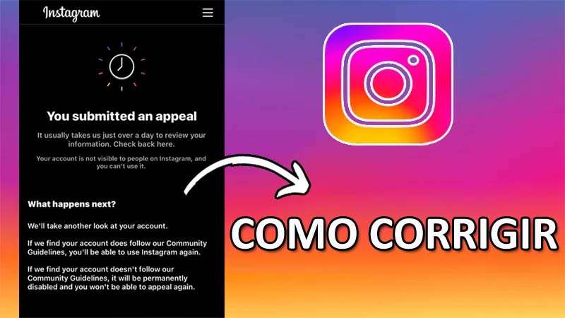 Como Corrigir Você submetido um apelo No Instagram